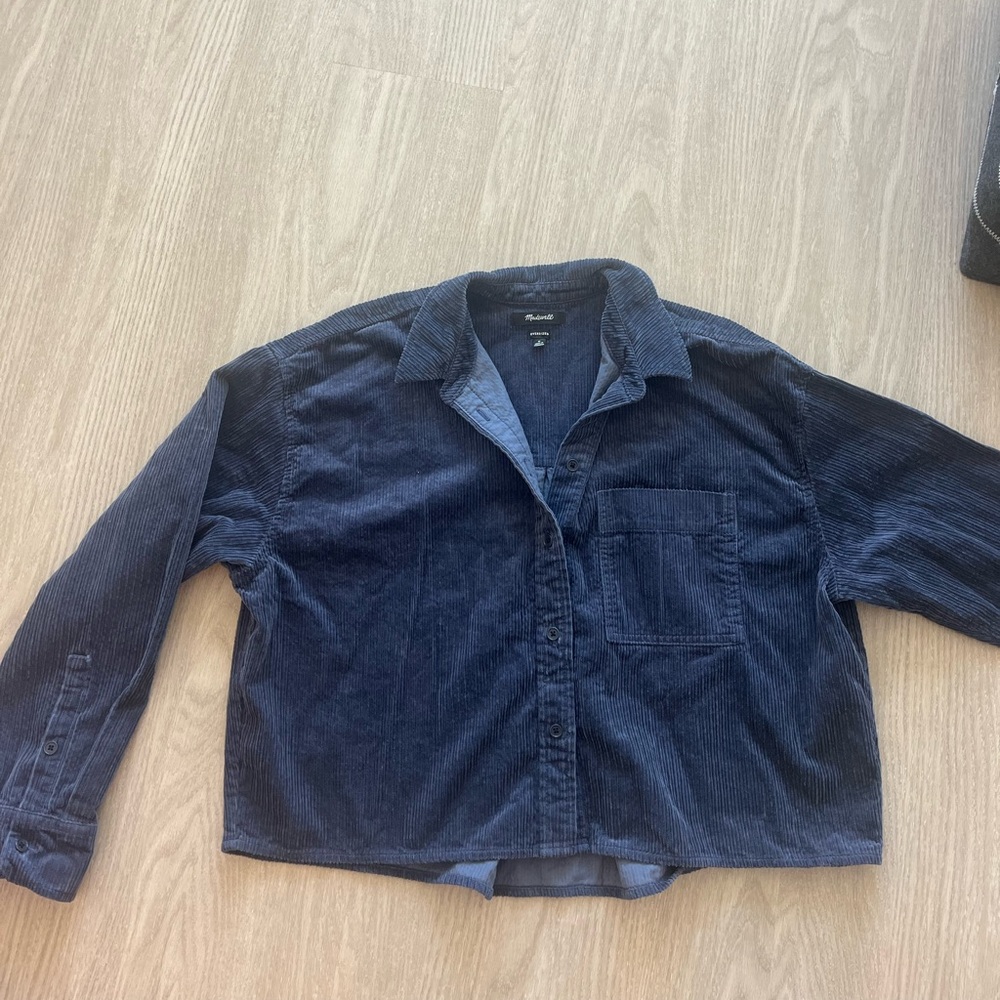 Madewell oversized corduroy top